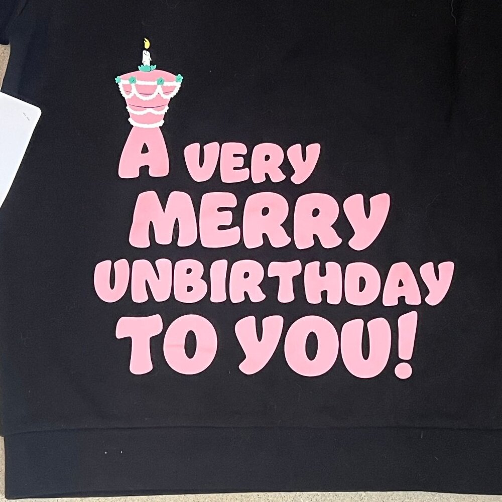Loungefly Unisex Alice & Wonderland Teacup Birthday Hoodie - Picture 4 of 6